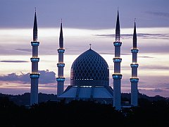 Sultan Salahuddin Abdul, Aziz Shah Mosque, Shah Alam, Selangor, Malaysia